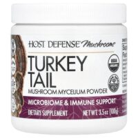 Host Defense Mushrooms, Хвост индейки, порошок мицелия грибов, 100 г (3,5 унции) — Host Defense