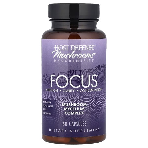 fpi71410_v_8.jpg Mushrooms™ Mycobenefits, Focus, 60 капсул — Host Defense
