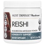 Mushrooms™, рейши, грибной мицелий в порошке, 100 г (3,5 унции) — Host Defense