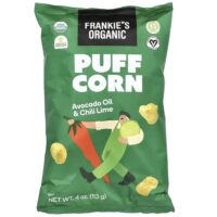 Puff Corn, масло авокадо и лайм чили, 113 г (4 унции) — Frankie's Organic