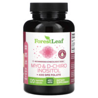 мио и D-хироинозитол, 120 растительных капсул — Forest Leaf