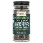 Organic Black Pepper, Medium Grind, 1.8 oz (51 g) — Frontier Co-op