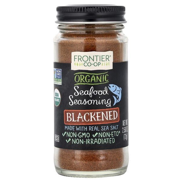 fro19488_v_27.jpg Organic Seafood Seasoning, Blackened, 2.5 oz (72 g) — Frontier Co-op