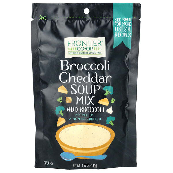 fro31149_v_2.jpg смесь для супа с брокколи и чеддером, 130 г (4,59 унции) — Frontier Co-op