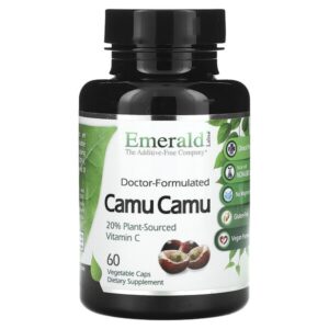 Каму-каму, 60 растительных капсул (500 мг на капсулу) — Emerald Laboratories