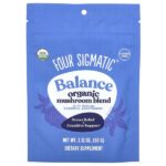 Balance, Смесь органических грибов, без кофеина, 2,12 унции (60 г) — Four Sigmatic