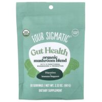 Gut Health, органическая смесь грибов, без кофеина, 60 г (2,12 унции) — Four Sigmatic