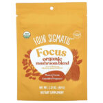 Focus, органическая смесь грибов, без кофеина, 60 г (2,12 унции) — Four Sigmatic