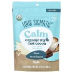 Calm, органическое горячее какао с грибами рейши, 180 г (6,35 унции) — Four Sigmatic