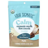 Calm, органическое горячее какао с грибами рейши, 180 г (6,35 унции) — Four Sigmatic