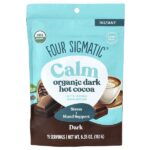 Calm, органическое темное горячее какао, 180 г (6,35 унции) — Four Sigmatic