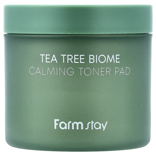 fsy32276_v_37.jpg Tea Tree Biome, успокаивающий тонизирующий диск, 4,73 жидк. унция $ 12.99 (140 мл) — Farmstay