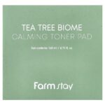 Tea Tree Biome, успокаивающий тонизирующий диск, 4,73 жидк. унция $ 12.99 (140 мл) — Farmstay — изображение 2