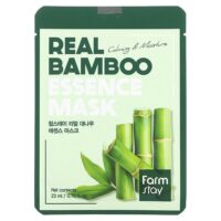 Real Bamboo, косметическая маска Essence, 1 листовая маска, 23 мл (0,78 жидк. унц.) — Farmstay