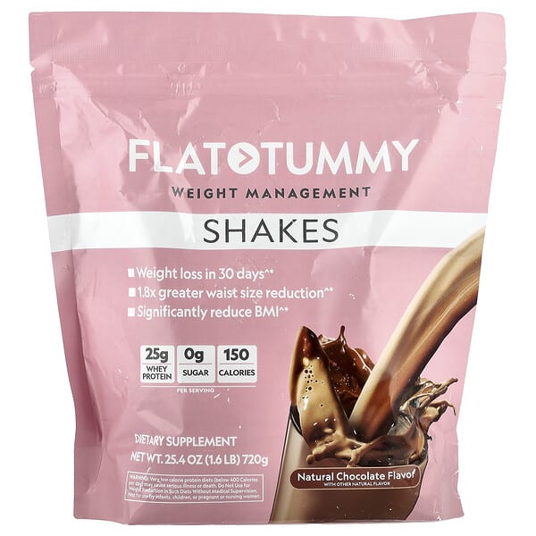 ftt03138_v_2.jpg коктейли, натуральный шоколад, 720 г (1,6 фунта) — Flat Tummy