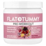 предтренировочный комплекс, фруктовый пунш, 240 г (8,47 унции) — Flat Tummy