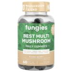 Best Multi Mushroom, жевательные таблетки для ежедневного приема, со вкусом ягодного ассорти, 60 жевательных таблеток с пектином — Fungies