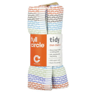 Салфетки для посуды Tidy™, разноцветные, 3 шт. — Full Circle