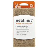 Neat Nut, хозяйственные губки из скорлупы грецкого ореха, 3 шт. — Full Circle