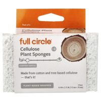 растительные губки из целлюлозы, 3 шт. — Full Circle