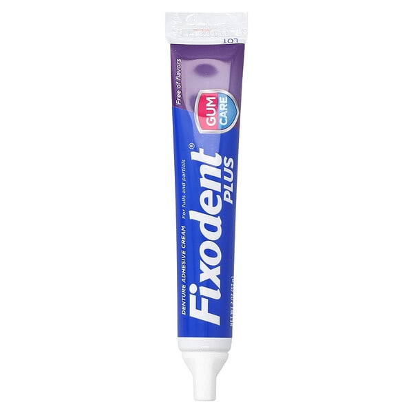 fxd30021_v_22.jpg Fixodent, Plus, крем для фиксации протезов, 57 г (2 унции)