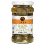 Органические зеленые оливки без косточек, 290 г (10,2 унции) — Gaea