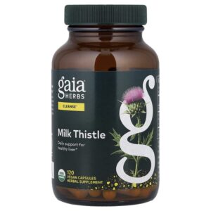 расторопша, 120 веганских капсул — Gaia Herbs