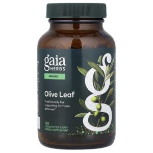 лист оливкового дерева, 120 капсул Phyto-Caps® — Gaia Herbs