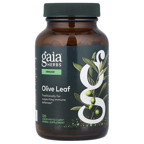 gai14581_v_70.jpg лист оливкового дерева, 120 капсул Phyto-Caps® — Gaia Herbs