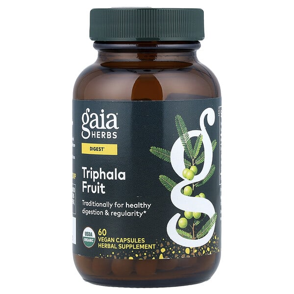 gai14592_v_76.jpg плоды трифала, 60 веганских капсул — Gaia Herbs