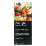 Plant Force Liquid Iron, 473 мл (16 жидк. унций) — Gaia Herbs