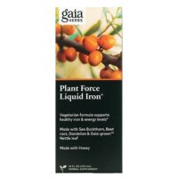 Plant Force Liquid Iron, 473 мл (16 жидк. унций) — Gaia Herbs