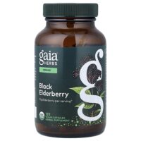 черная бузина с плодами ацеролы, 120 веганских капсул — Gaia Herbs