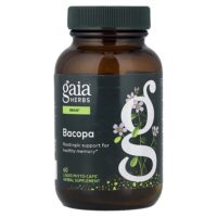 бакопа, 60 жидк. капсул Phyto-Caps® (350 мг в 1 капсуле) — Gaia Herbs