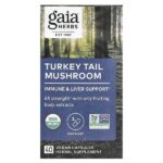 трутовик разноцветный, 40 веганских капсул — Gaia Herbs