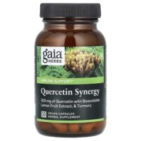 Quercetin Synergy, 50 веганских капсул — Gaia Herbs
