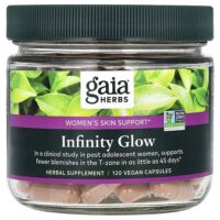Infinity Glow, средство для поддержки кожи для женщин, 120 веганских капсул — Gaia Herbs