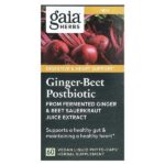 постбиотик из свеклы с имбирем, 60 веганских капсул с фитокапсулами — Gaia Herbs