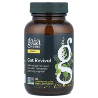 Gut Revival, восстановление кишечника, 60 капсул с фитокапсулами — Gaia Herbs