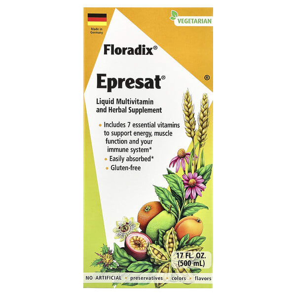 gai26005_v_54.jpg Floradix, Epresat, жидкая растительная добавка, 500 мл (17 жидк. унц.) — Floradix