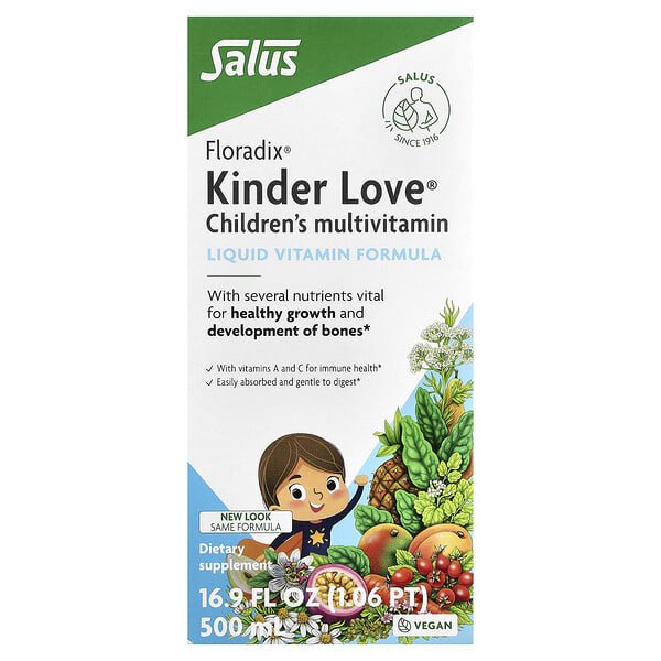 gai26016_v_58.jpg Kinder Love®, мультивитамины для детей, 500 мл (16,9 жидк. Унции) — Floradix
