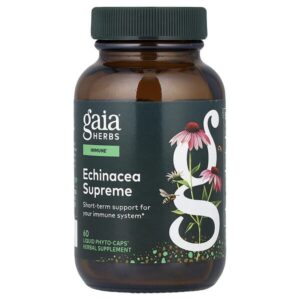 Echinacea Supreme, 60 веганских капсул Phyto-Caps® — Gaia Herbs