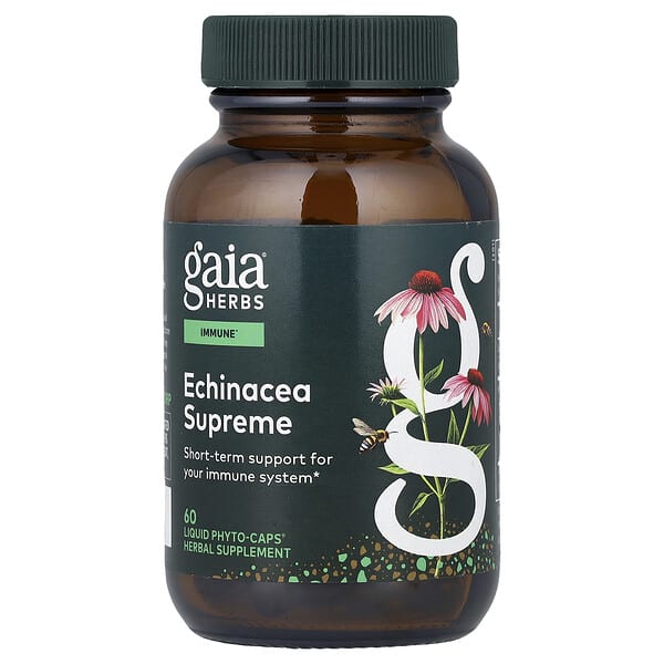 gai39840_v_71.jpg Echinacea Supreme, 60 веганских капсул Phyto-Caps® — Gaia Herbs