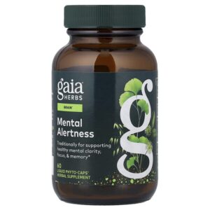 Mental Alertness, 60 жидк. капсул Phyto-Caps® (418 мг в 1 капсуле) — Gaia Herbs