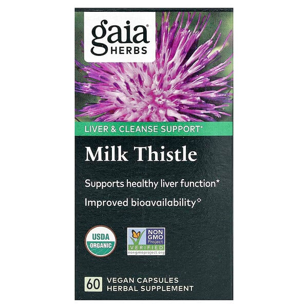 gai39920_v_98.jpg расторопша, 60 веганских капсул — Gaia Herbs