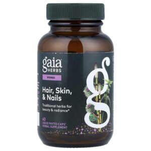 для женщин, для волос, кожи и ногтей, 60 капсул Phyto-Caps® — Gaia Herbs