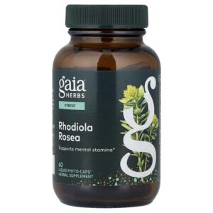 родиола розовая (Rhodiola rosea), 60 Liquid Phyto-Caps® — Gaia Herbs