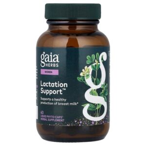 Women, Lactation Support™, 60 капсул с жидкостью Liquid Phyto-Caps — Gaia Herbs