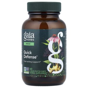 Quick Defense®, 40 жидких капсул Phyto-Caps® — Gaia Herbs