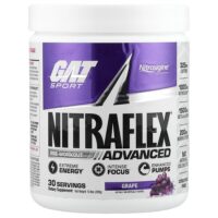 Sport, Nitraflex, виноград, 309 г (10,9 унции) — GAT